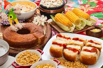 Food for a Brazilian June party.