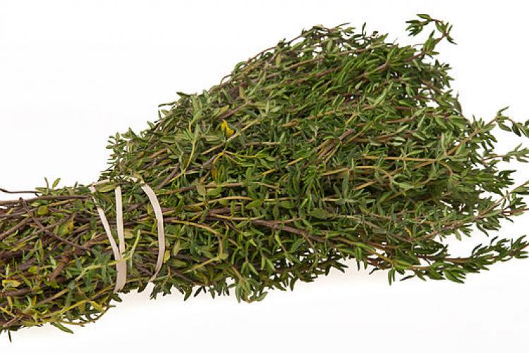 a bunch of thyme.