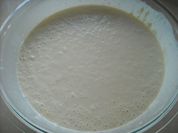 Do not overmix batter or doguh.