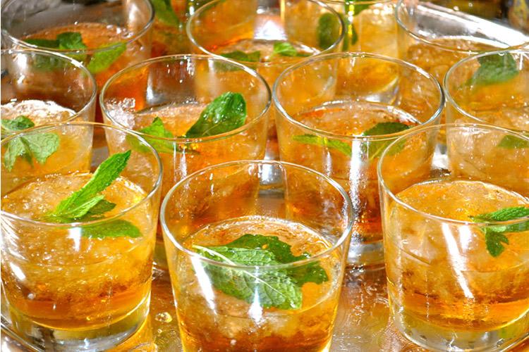 Mint juleps.