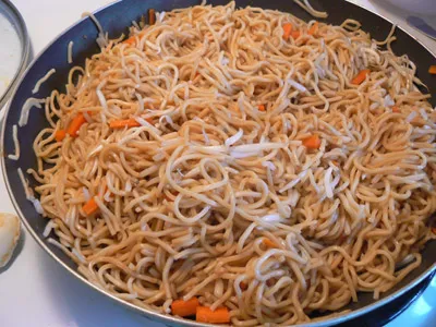 Vegetable chow mein.