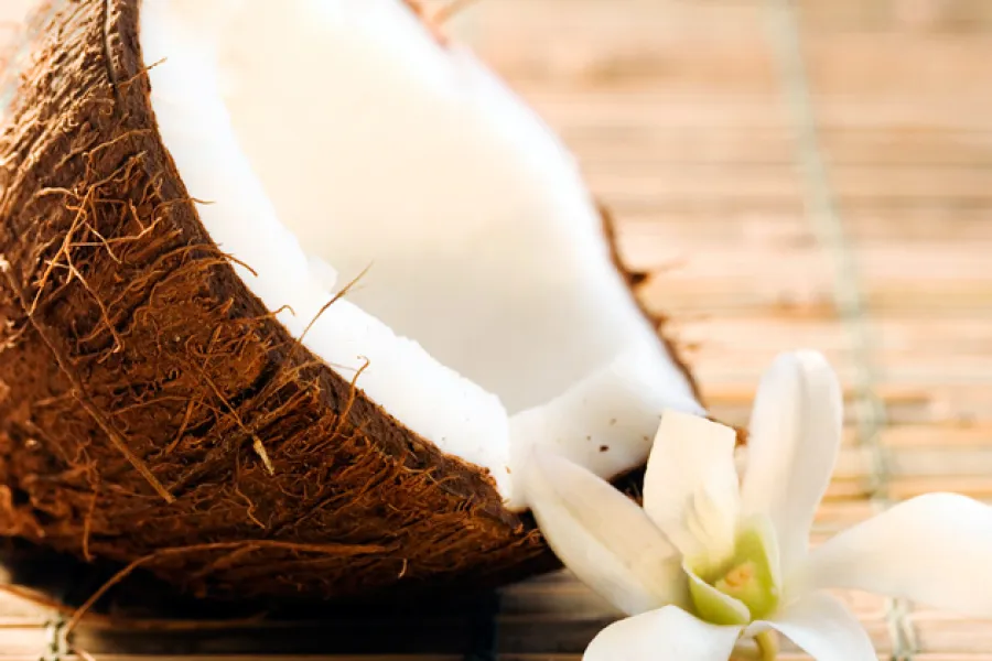 Half a coconut.