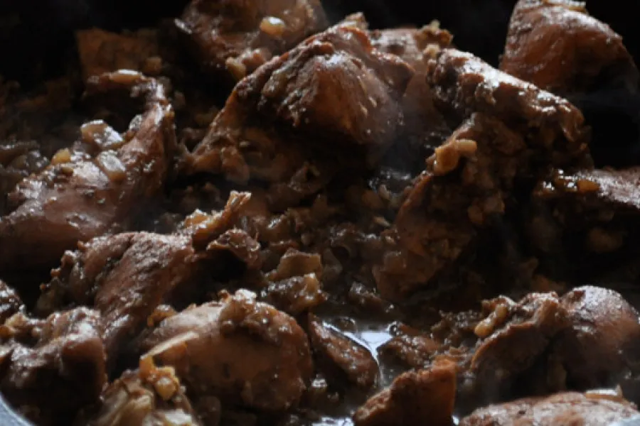 Fesenjan, a dish of stewed duck.