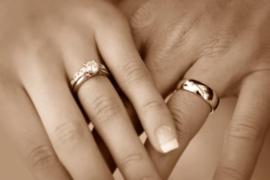 Wedding rings.