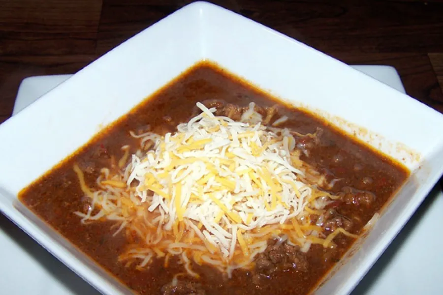 Mole chili plated.